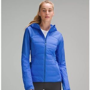 Lululemon Down for It All Jacket, Size 6, pipe dream blue